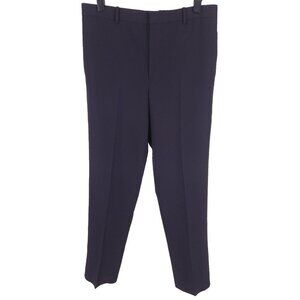 Jil Sander Wool Suit Pants Size 52 US L Mens Navy Trousers